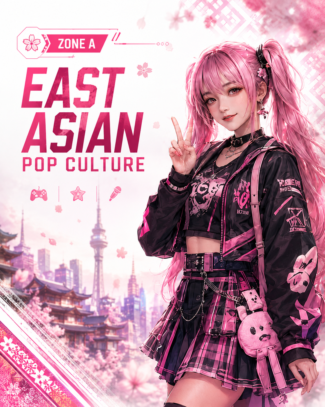 Zone A character artwork for East Asian Pop Culture