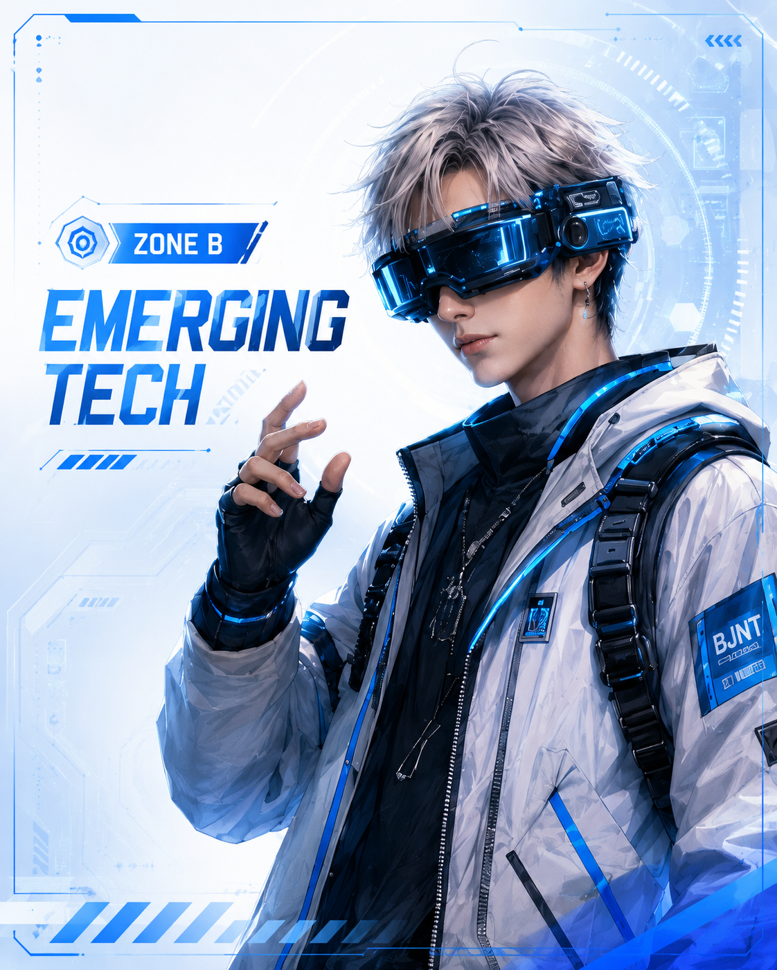 Zone B character artwork for Emerging Tech