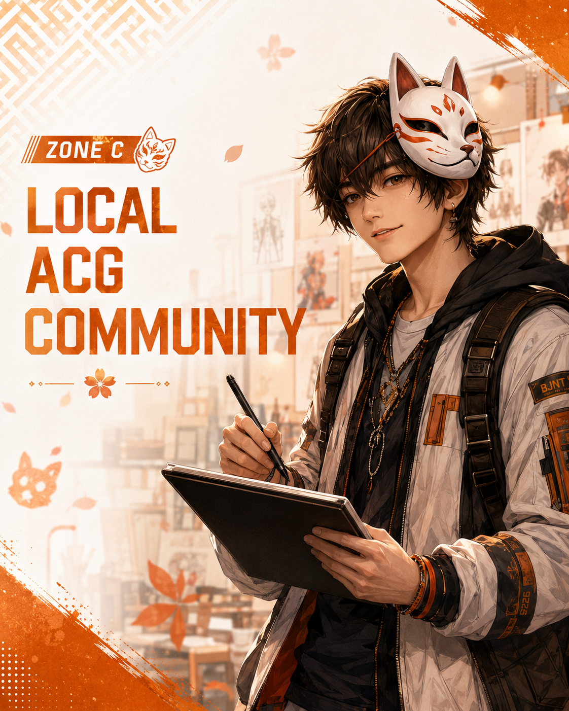 Zone C character artwork for Local ACG Community
